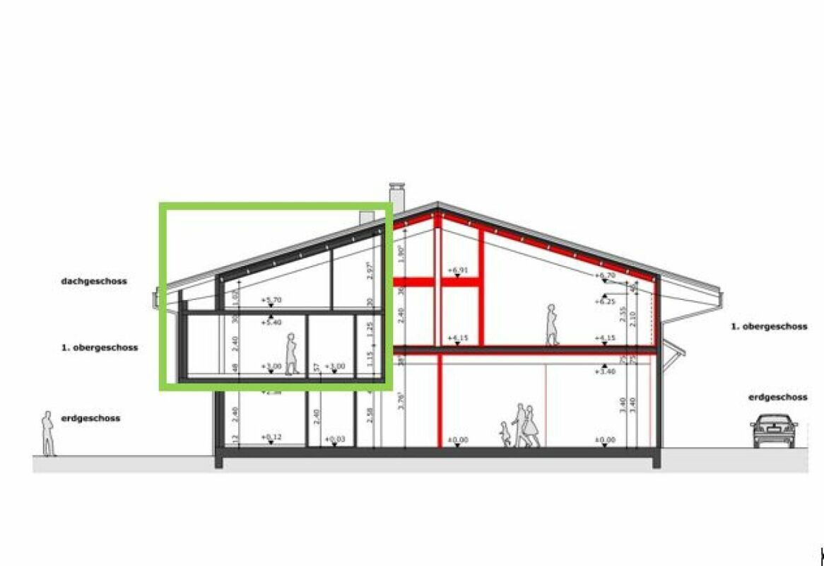 3.5 Zimmer Maisonette Wohnung