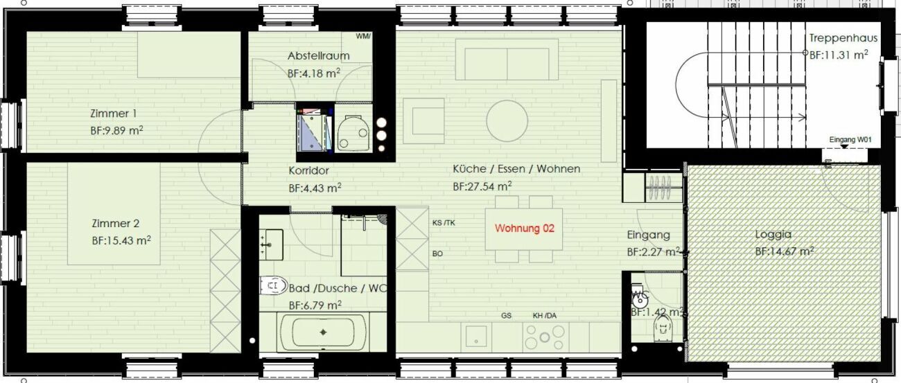 moderne 3.5-Zi. Wohnung mit dem gewissen Extra